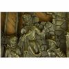 Image 3 : Religious Wall Hanging Plaque of Birth of Jesus Christ - Solid Bronze Sculpture