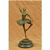 Image 1 : Abstract Ballerina Lost wax Bronze Figurine By Milo Art Statue Sculpture Figure