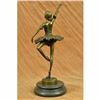 Image 2 : Abstract Ballerina Lost wax Bronze Figurine By Milo Art Statue Sculpture Figure
