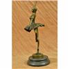 Image 3 : Abstract Ballerina Lost wax Bronze Figurine By Milo Art Statue Sculpture Figure
