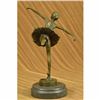 Image 3 : Tall Classical Dancer Ballerina Signed Bronze Sculpture Figure Art Deco Figure
