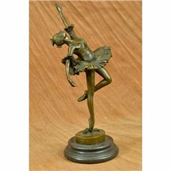 BALLERINA BRONZE STATUE FIGURE FIGURINE SCULPTURE BALLET DANCER HOT CAST FIGURE