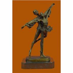 Hot Cast Original Depict Two Beautiful Ballerina Bronze Sculpture Marble Statue