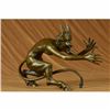 Image 2 : Extra Large Satyr Diablo Faun Erotic Vienna Austria Art Bronze Sculpture Statue