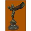 Image 2 : MASCOT-SPIRIT OF FABULOUS ROLLS-ROYCE ECSTASY,BRONZE STATUE, SCULPTURE FIGURINE