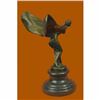 Image 4 : MASCOT-SPIRIT OF FABULOUS ROLLS-ROYCE ECSTASY,BRONZE STATUE, SCULPTURE FIGURINE