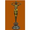 Image 1 : Art Nouveau Collector Collectible Semi Nude Dancer By Chiparus Bronze Sculpture