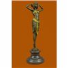 Image 4 : Art Nouveau Collector Collectible Semi Nude Dancer By Chiparus Bronze Sculpture