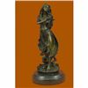 Image 1 : Signed Original Art Deco by Italian Artist Mavchi Mother Nature Bronze Sculpture