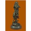 Image 3 : Signed Original Art Deco by Italian Artist Mavchi Mother Nature Bronze Sculpture