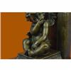 Image 5 : Signed Moreau French Artist Baby Angel Bookend Book end Bronze Sculpture