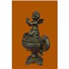 Image 3 : Handcrafted Baby Angel Jewelry Box by Moreaue Bronze Sculpture Figurine Figure