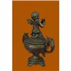 Image 4 : Handcrafted Baby Angel Jewelry Box by Moreaue Bronze Sculpture Figurine Figure