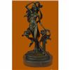 Image 1 : VICTORIAN MYTHOLOGY BIRD GARGOYLE SOLID BRONZE CANDLESTICK CANDLE HOLDER SALE