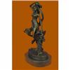 Image 2 : VICTORIAN MYTHOLOGY BIRD GARGOYLE SOLID BRONZE CANDLESTICK CANDLE HOLDER SALE