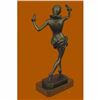 Image 3 : Hand Made by Lost Wax Semi Nude Chiparus Dancer Bronze Sculpture Figurine Decor