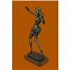 Image 4 : Hand Made by Lost Wax Semi Nude Chiparus Dancer Bronze Sculpture Figurine Decor