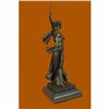 Image 4 : Hand Made Greek Mythology Athena Female Warrior with Sword Bronze Sculpture Gift
