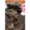 Image 4 : Signed Bronze Statue Elephant Sculpture African Safari