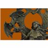 Image 5 : Dragon Girl Signed Original French Artist Jean Patoue Bronze Sculpture Statue