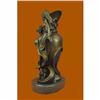 Image 2 : Signed Original Hot Cast Kassin Semi Nude Nymph Floating Bronze Sculpture Statue