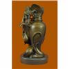 Image 3 : Signed Original Hot Cast Kassin Semi Nude Nymph Floating Bronze Sculpture Statue