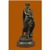 Image 1 : Julius Caesar Statue Figurine Art Sculpture - Roman Emperor 100% real Bronze Art