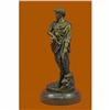 Image 2 : Julius Caesar Statue Figurine Art Sculpture - Roman Emperor 100% real Bronze Art