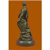 Image 3 : Julius Caesar Statue Figurine Art Sculpture - Roman Emperor 100% real Bronze Art