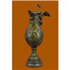 Image 2 : Rare and finely crafted large bronze vase w sculpted Imperial Royal claw dragon