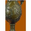 Image 5 : Rare and finely crafted large bronze vase w sculpted Imperial Royal claw dragon