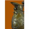 Image 6 : Rare and finely crafted large bronze vase w sculpted Imperial Royal claw dragon