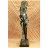 Image 2 : Abstract Mother with Baby Bronze Sculpture Mid-Century Figurine Signed Original