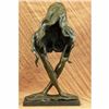 Image 4 : Abstract Mother with Baby Bronze Sculpture Mid-Century Figurine Signed Original