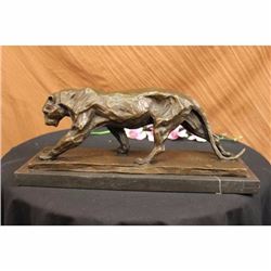 Buggatti African Lioness Wildlife Animal Bronze Statue