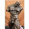Image 4 : MODERN BRONZE SCULPTURE OF A BODY BUILDER FIGURE STATUE