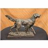 Image 1 : Large Golden Retriever Bronze Sculpture Marble Barye