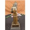 Image 4 : BEAUTIFUL ART NOUVEAU SOLID BRONZE NUDE BY DALOU STATUE