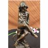 Image 5 : BEAUTIFUL ART NOUVEAU SOLID BRONZE NUDE BY DALOU STATUE