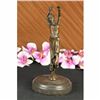 Image 1 : Art Deco 10 Tall Dancer Signed Chiparus Bronze Sculpture Statue Figure