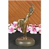 Image 2 : Art Deco 10 Tall Dancer Signed Chiparus Bronze Sculpture Statue Figure
