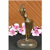 Image 3 : Art Deco 10 Tall Dancer Signed Chiparus Bronze Sculpture Statue Figure
