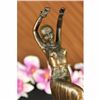 Image 5 : Art Deco 10 Tall Dancer Signed Chiparus Bronze Sculpture Statue Figure