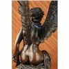 Image 5 : Signed Becquerel Nude Angel Bronze Sculpture Statue