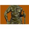 Image 5 : SIGNED BRONZE SCULPTURE ROMAN GLADIATOR MALE WARRIOR STATUE COLLECTOR EDITION