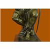 Image 6 : SIGNED BRONZE SCULPTURE ROMAN GLADIATOR MALE WARRIOR STATUE COLLECTOR EDITION