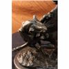 Image 3 : Signed Gardet Panther Attacking Giselle Bronze Marble Sculpture Statue