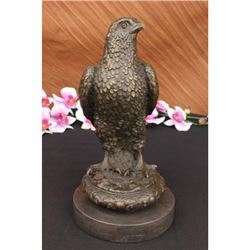 12 Elegant Classical Bronze Marble Statue American Bald Patriotic Eagle