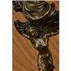 Image 4 : Signed Original Wind Beneath my Wing Art Deco Sculpture Marble Base Statue Decor