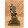 Image 4 : Bronze Statue Skull Skeleton thinker bronze sculpture, Signed: Milo Figurine ART